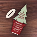 Christmas Gift For Amazing Teacher Assistant Wood Christmas Tree