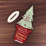 Christmas Best Childminder Gift Wood Christmas Tree Decoration