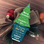 Christmas Godfather Gift Wood Christmas Tree Godparent Gift