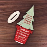 Personalised Teaching Assistant Gift Wood Tree Thank You Gift