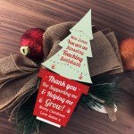 Personalised Teaching Assistant Gift Wood Tree Thank You Gift