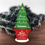 Christmas Gift For Colleague Christmas Tree Personalised