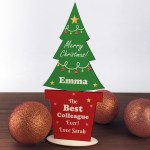 Christmas Gift For Colleague Christmas Tree Personalised