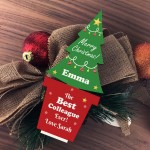 Christmas Gift For Colleague Christmas Tree Personalised