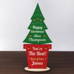 Christmas Gift For Teacher Assistant Personalised Thank You Gift