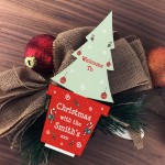 Welcome To Christmas With The Any Surname Personalised Tree