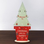 Welcome To Christmas With The Any Surname Personalised Tree