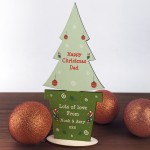 Happy Christmas Gift For Dad From Daughter Son Personalised