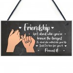 Friendship Plaque Gift For Best Friend Women Birthday Christmas