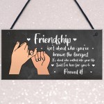 Friendship Plaque Gift For Best Friend Women Birthday Christmas