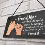 Friendship Plaque Gift For Best Friend Women Birthday Christmas