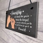 Friendship Plaque Gift For Best Friend Women Birthday Christmas