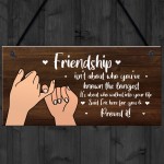 Friendship Sign Gift For Best Friend Women Birthday Christmas