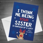 Funny Christmas Card For Brother From Sister Rude Card For Him