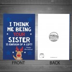 Funny Christmas Card For Brother From Sister Rude Card For Him