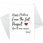 Funny Hilarious Christmas Card For Boyfriend Husband Joke Card