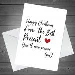 Funny Hilarious Christmas Card For Boyfriend Husband Joke Card