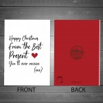 Funny Hilarious Christmas Card For Boyfriend Husband Joke Card