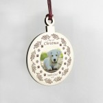 Our 1st Christmas With Any Name Dog Bauble Personalised Decor