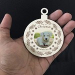 Our 1st Christmas With Any Name Dog Bauble Personalised Decor