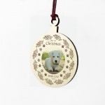 Our 1st Christmas With Any Name Dog Bauble Personalised Decor