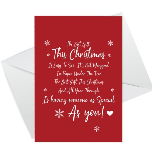 Christmas Card For Partner Boyfriend Girlfriend Husband Wife 