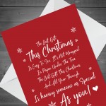 Christmas Card For Partner Boyfriend Girlfriend Husband Wife 