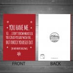 Funny Christmas Card For Him Boyfriend Husband Joke Card For Men