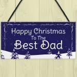 Best Dad Gift Hanging Christmas Sign Christmas Gift For Dad