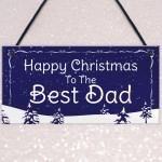 Best Dad Gift Hanging Christmas Sign Christmas Gift For Dad