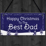 Best Dad Gift Hanging Christmas Sign Christmas Gift For Dad