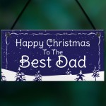 Best Dad Gift Hanging Christmas Sign Christmas Gift For Dad