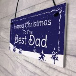 Best Dad Gift Hanging Christmas Sign Christmas Gift For Dad