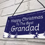 Grandad Gift Christmas Sign Christmas Gift From Grandchildren