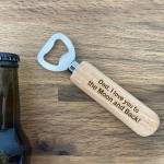 Special Dad Gift For Christmas Bottle Opener Thank You Dad Gift