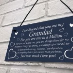 Christmas Gift For Grandad Hanging Sign Grandparent Gift