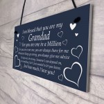 Christmas Gift For Grandad Hanging Sign Grandparent Gift