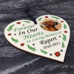 Memorial Christmas Decoration Photo Personalised Dog Memorial