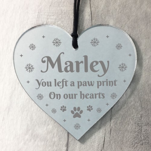 Personalised Christmas Bauble Tree Decoration Dogs First Xmas