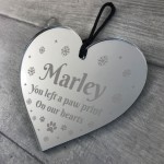 Personalised Christmas Bauble Tree Decoration Dogs First Xmas