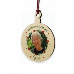 Personalised In Loving Memory Christmas Bauble Tree Decoration