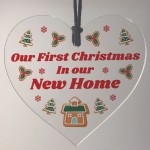 New Home Bauble 1st Christmas Bauble Hanging Christmas Decor