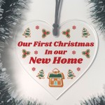 New Home Bauble 1st Christmas Bauble Hanging Christmas Decor