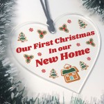 New Home Bauble 1st Christmas Bauble Hanging Christmas Decor