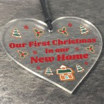 New Home Bauble 1st Christmas Bauble Hanging Christmas Decor