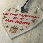 New Home Bauble 1st Christmas Bauble Hanging Christmas Decor