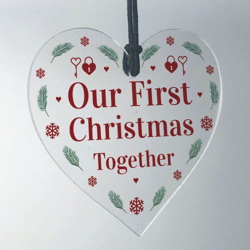 First Christmas Together Bauble Girlfriend Boyfriend Gift