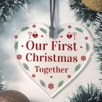 First Christmas Together Bauble Girlfriend Boyfriend Gift