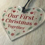 First Christmas Together Bauble Girlfriend Boyfriend Gift