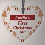 First Christmas Bauble Any Name Personalised Daughter Son Gift